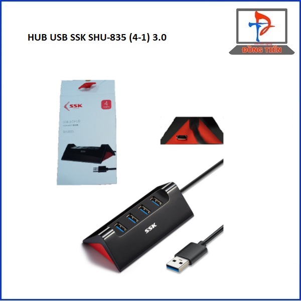 HUB USB SSK SHU-835 (4-1) 3.0