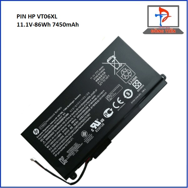 PIN HP VT06,Envy 17T-3000,HSTNN-IB3F,VT06 ZIN