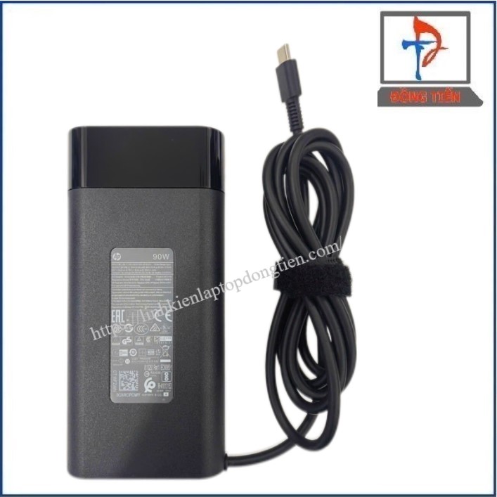 Sạc Laptop HP Đầu Type C (20V-4.5A) 90W Oval