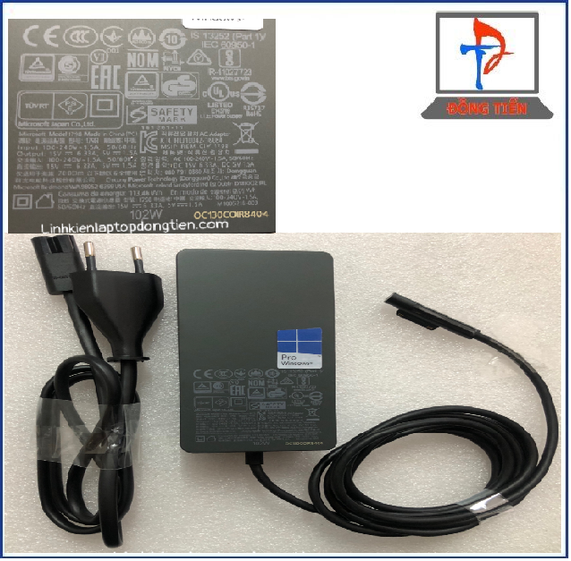 ADAPTER MICROSOFT SURFACE  BOOK 2 (15V-6.33A) 102W 