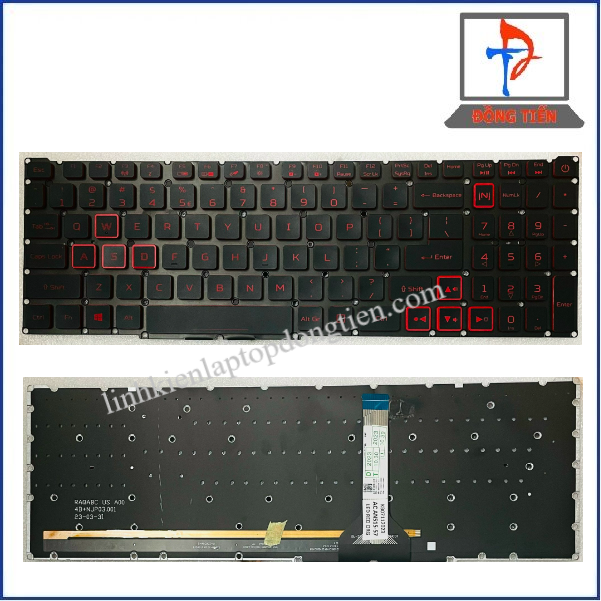 Bàn Phím Laptop Acer Nitro 5 An515-57 Led Chữ Đỏ