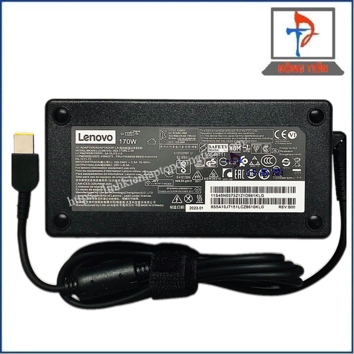 Sạc Laptop Lenovo Đầu USB  20V-8.5A 170W