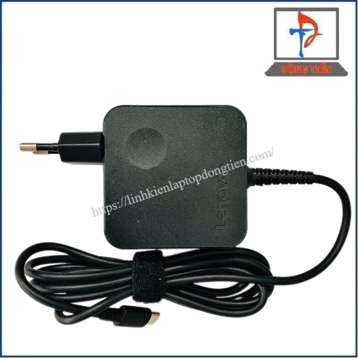Sạc Laptop Lenovo Đầu Type C 20V-2.25A 45W Type Vuông