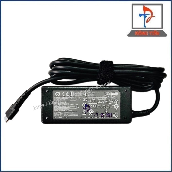 Sạc Laptop HP Đầu Type C (5V-2A,12V-3A,15V-3A) 45W