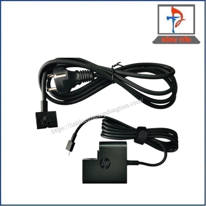 Sạc Laptop HP Đầu Type C (5V-2A,12V-3A,15V-3A) 45W VUÔNG