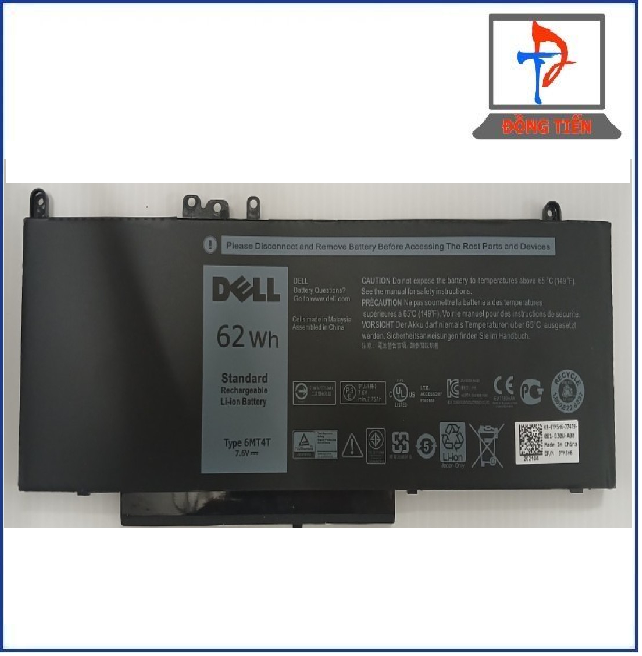 Pin laptop Dell Latitude E5470 62WH 6MT4T