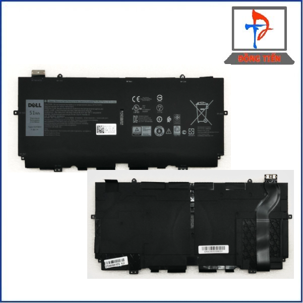 Pin Dell Xps 13 7390 2 in 1 - 52TWH 7.6v 51wh