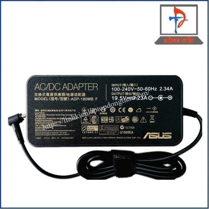 Sạc Laptop Asus Đầu Lớn (5.5*2.5) 19V - 9.23A 180W