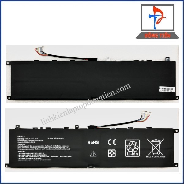 Pin Laptop Msi GP66 MS-17K3 BTY-M57 15.2v 96w