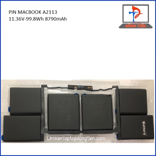 PIN CHO LAPTOP MACBOOK PRO RETINA 16'' Model A2141 A2113  2019