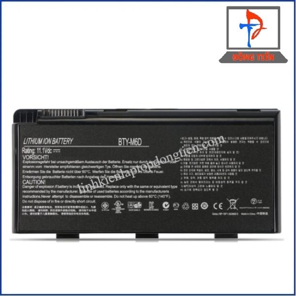 Pin Laptop Msi GT60 GT70 GX780R GX680 BTY-M6D